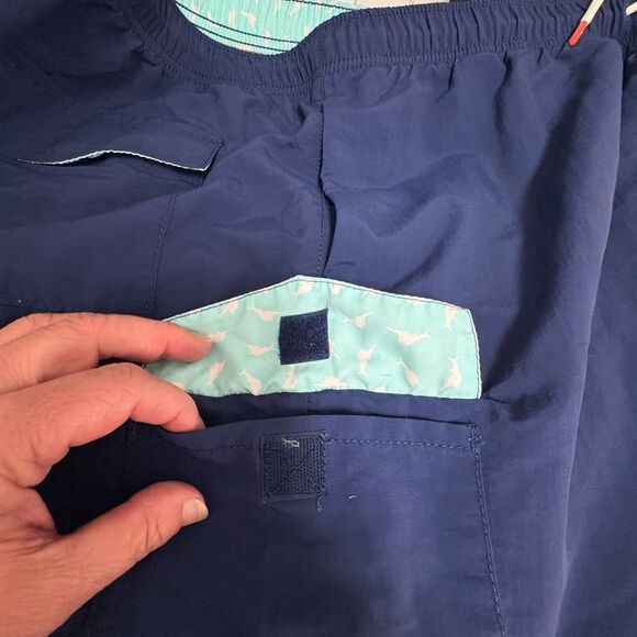 Tommy Bahama Swim Trunks in Blue Size XL - Picture 10 of 10